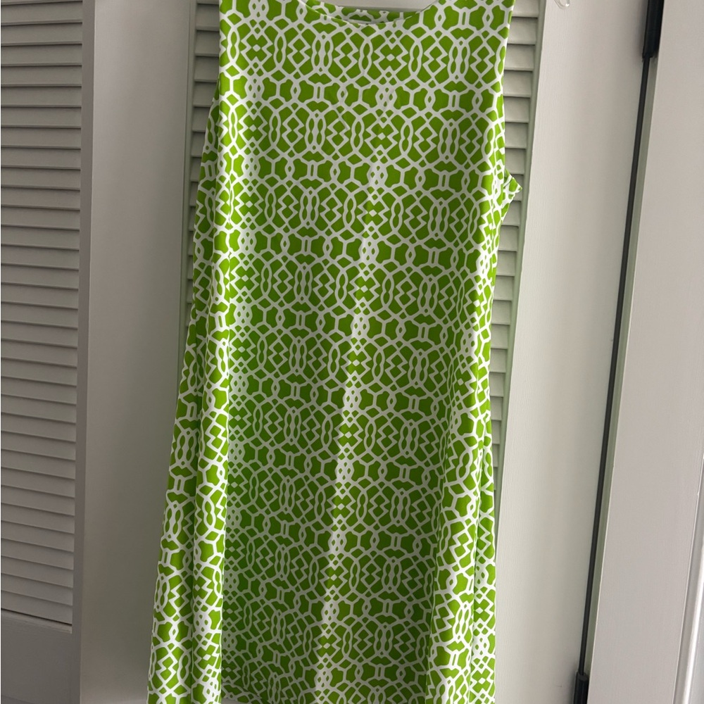 Jude Connally Green Maxi A-Line Skirt Resort